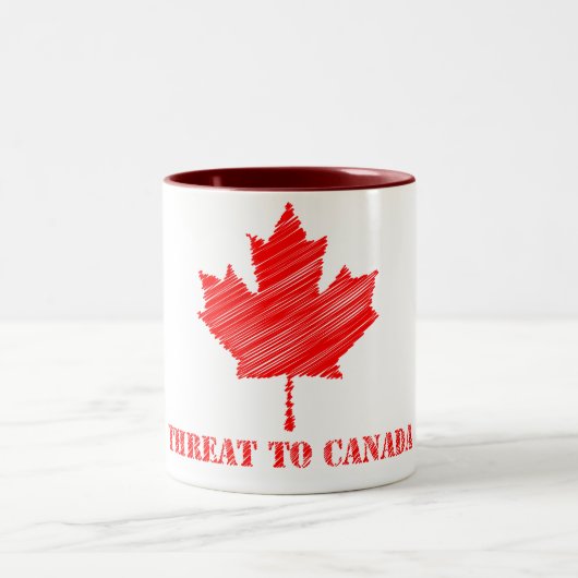2 Couleurs Menace dans la tasse du Canada (Centre)