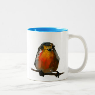 2 Couleurs merle sur la tasse de branche avec le