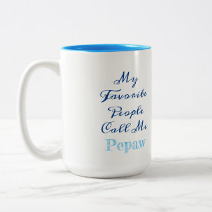 2 Couleurs Mes personnes préférées m'appellent… tasse fa