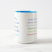 2 Couleurs Mes personnes préférées m'appellent… tasse faite (Centre)