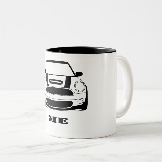 2 Couleurs MINI je tasse de deux tons (Devant droit)