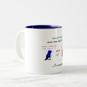 2 Couleurs Minute chaude - tasse (Devant gauche)