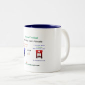 2 Couleurs Minute chaude - tasse (Devant droit)