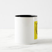 2 Couleurs miro face heureuse tasse (Centre)