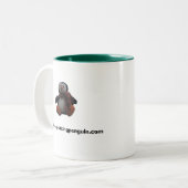2 Couleurs Mise de la tasse de pingouin (Devant gauche)