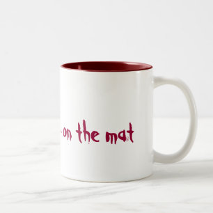 2 Couleurs MMAniac sur la tasse Bourgogne de tapis