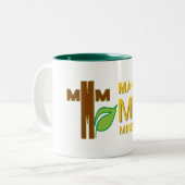 2 Couleurs MMM tasse de café (Devant gauche)