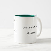 2 Couleurs Moineau sur une tasse de branche (Devant droit)