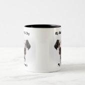 2 Couleurs Mon clébard ma tasse mes amis. (Centre)