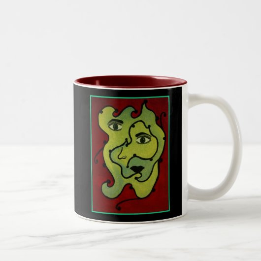 2 Couleurs Morceaux de Moi - Tasse (Droit)