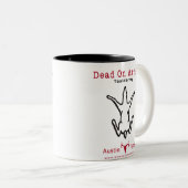 2 Couleurs Morts sur la tasse d'arrivée (Devant droit)