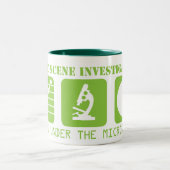 2 Couleurs MSI : Tasse d'icône de microscope (Centre)