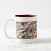2 Couleurs Musique avec la tasse de fleurs (Gauche)
