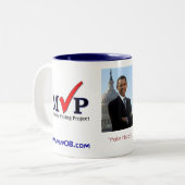 2 Couleurs MVP - Tasse de Barack Obama (Devant gauche)