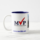 2 Couleurs MVP - Tasse de Barack Obama (Gauche)