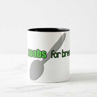 2 Couleurs N00bs pour la tasse de petit déjeuner