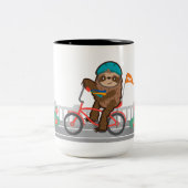 2 Couleurs Naito Sloth 15 oz. tasse (Centre)