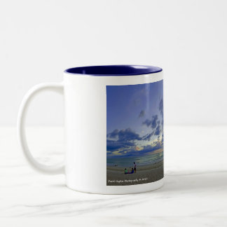 2 Couleurs Naples, tasse de café de plage de FL