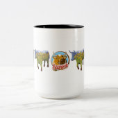 2 Couleurs "Narcisse" tasse de 15 onces (Centre)