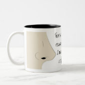 2 Couleurs Nez sur une tasse (Gauche)
