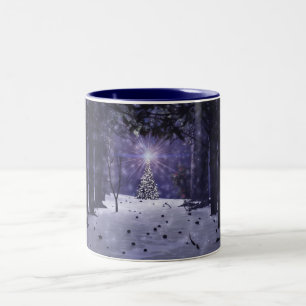 2 Couleurs Noël dans la tasse de pins