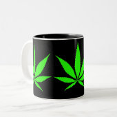 2 Couleurs noir de tasse de potleaf (Devant gauche)