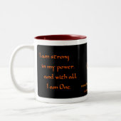 2 Couleurs Noir de tasse de Sekhmet, 11oz. (Gauche)