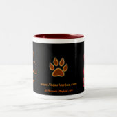 2 Couleurs Noir de tasse de Sekhmet, 11oz. (Centre)