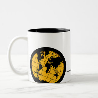 2 Couleurs Noir et blanc de tasse de P.E.R