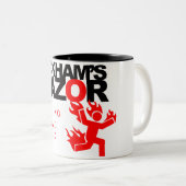2 Couleurs Nommez votre tasse (Devant droit)