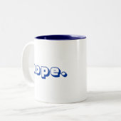 2 Couleurs nope. Tasse (Devant gauche)