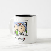 2 Couleurs Notre tasse de mariage (Devant gauche)