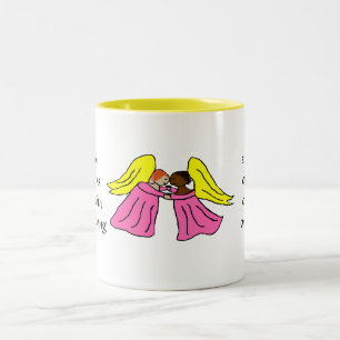 2 Couleurs NOUS SOMMES CHACUN D'ANGES des USA - tasse -