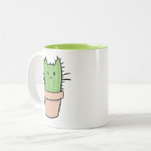 2 Couleurs Nouvelle tasse de Catcus (Devant gauche)