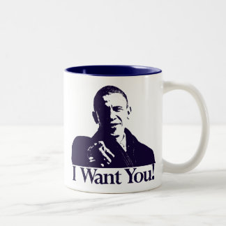2 Couleurs Obama I vous veulent ! Tasse