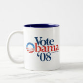 2 Couleurs Obama I vous veulent ! Tasse (Gauche)