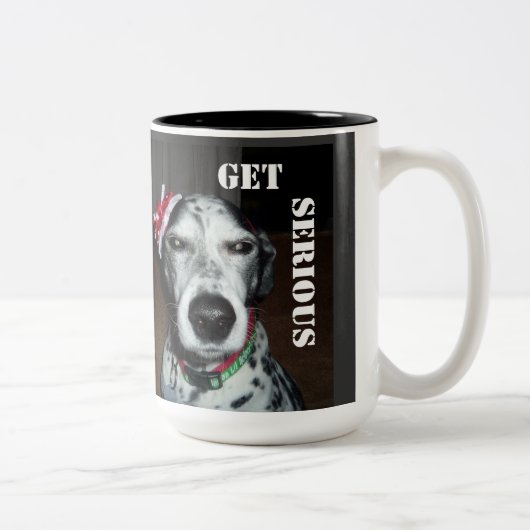 2 Couleurs Obtenez la tasse sérieuse (Droit)