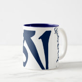 2 Couleurs OH - tasse de Sutra de coeur (Devant droit)