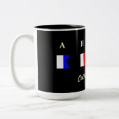 2 Couleurs OH tasse personnalisée (Gauche)