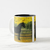 2 Couleurs Or noir - tasse (Devant gauche)