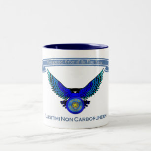 2 Couleurs Ordre de la tasse bleue de faucon