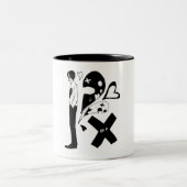 2 Couleurs OUTRE de la tasse (Centre)