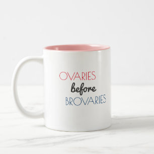 2 Couleurs Ovaires avant tasse de Brovaries