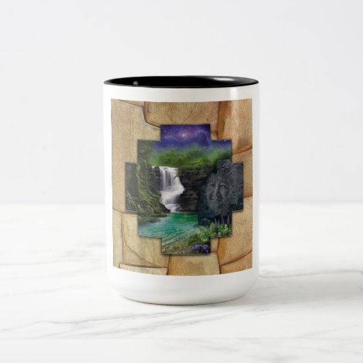 2 Couleurs Pachamama - Tasse à café (Centre)