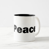 2 Couleurs Paix obtenue ? Tasse (Devant droit)