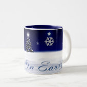 2 Couleurs "Paix tasse sur terre" (Devant droit)