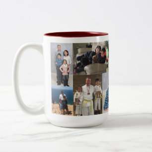 2 Couleurs Papa de photo du collage 10 - tasse