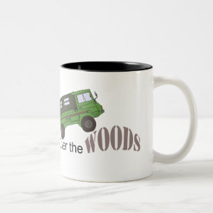 2 Couleurs Par la rivière et au-dessus des bois - tasse de