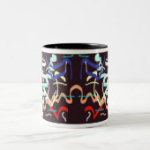 2 Couleurs partytime de tasse (Centre)