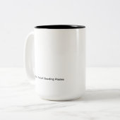 2 Couleurs Pause à deux tons de presse de tasse (Devant gauche)